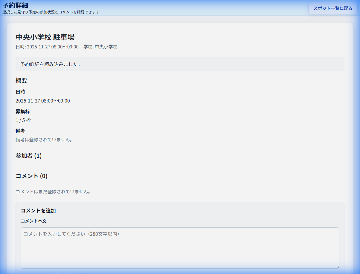 エントリー画面